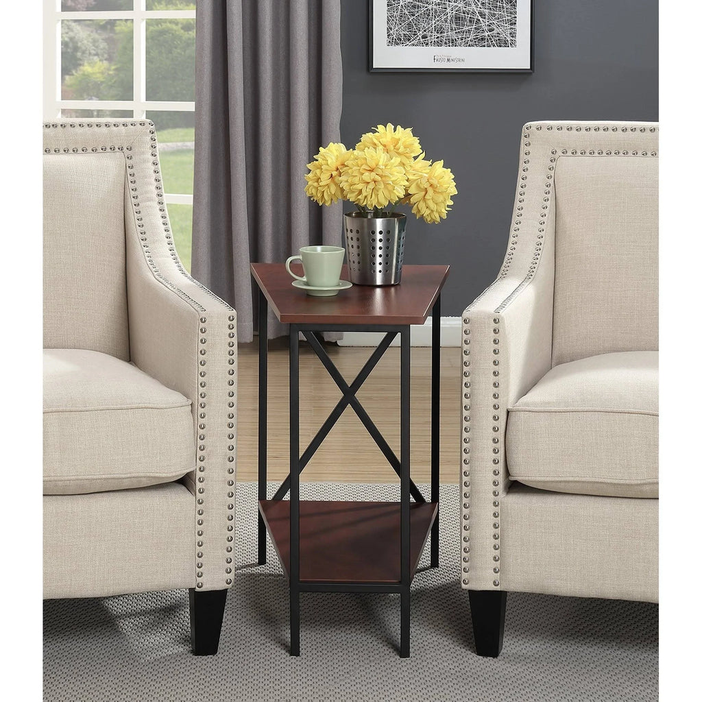 Weathered Grey Wedge End Table E1128