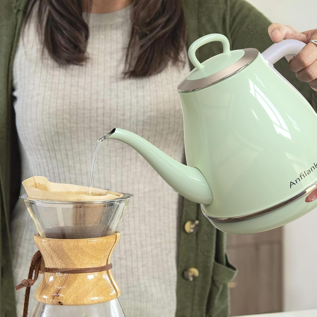 1L 1500W Stainless Steel Electric Gooseneck Kettle A3763