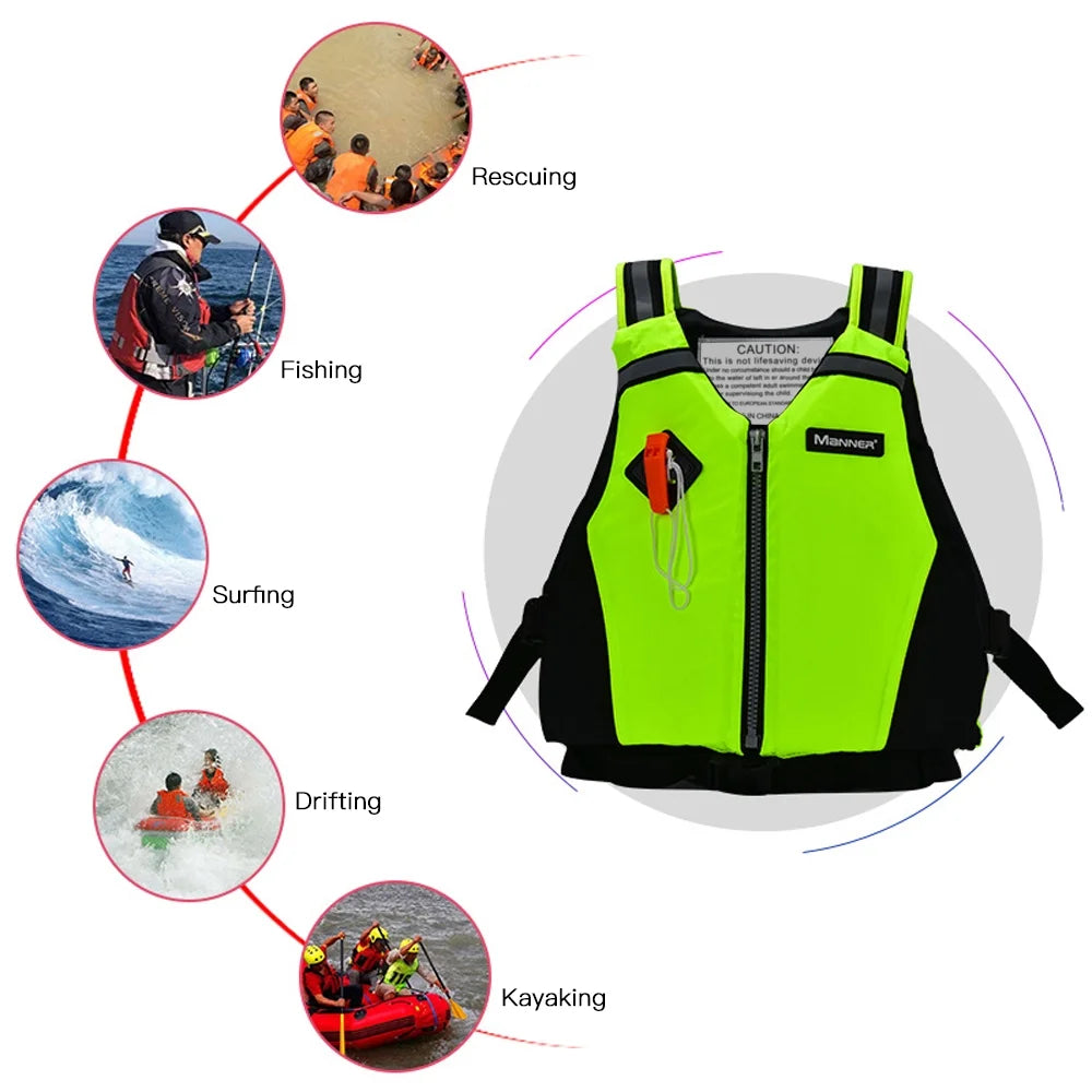 Zipper Swim Vest I7685