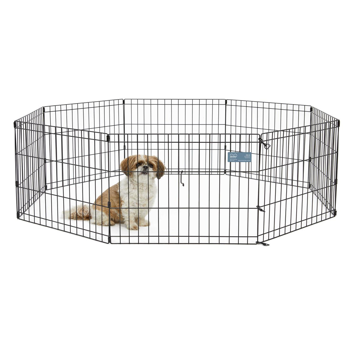 Black 18-Inch Dog Exercise Pen & Playpen V250035