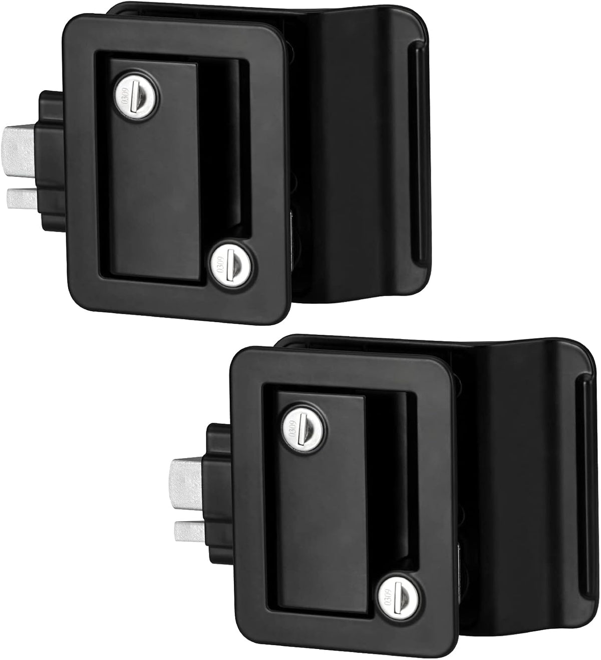 2 Pack RV Entry Door Lock with Paddle Deadbolt and Keys U7719