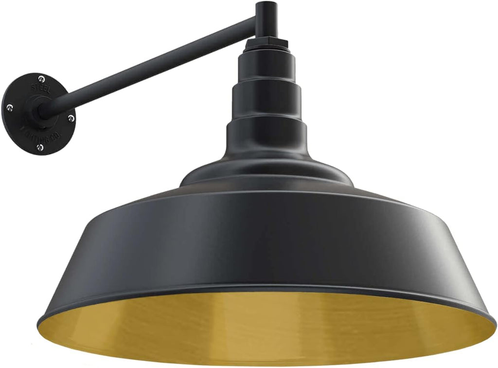 20 inch Dome Gooseneck Outdoor Wall Mounted Barn Light V163489