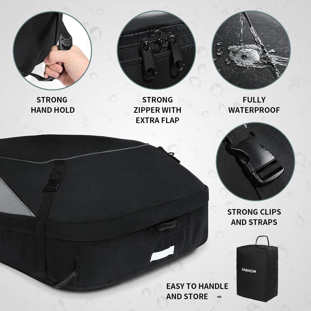 25 Cubic Feet Waterproof Car Roof Cargo Carrier N9025