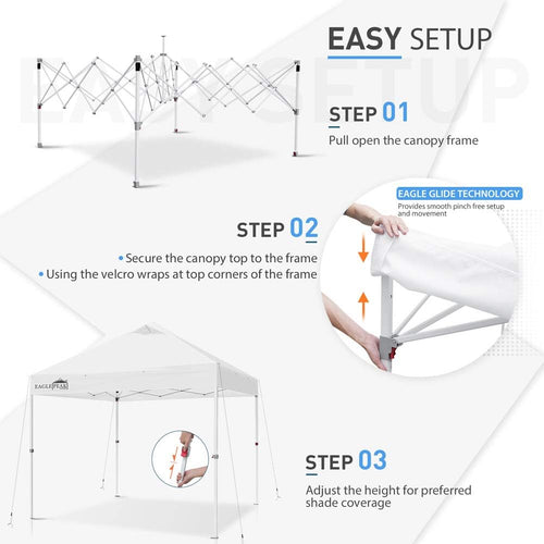 10' x 10' Heavy Duty Commercial Pop Up Canopy Tent Shelter L978721