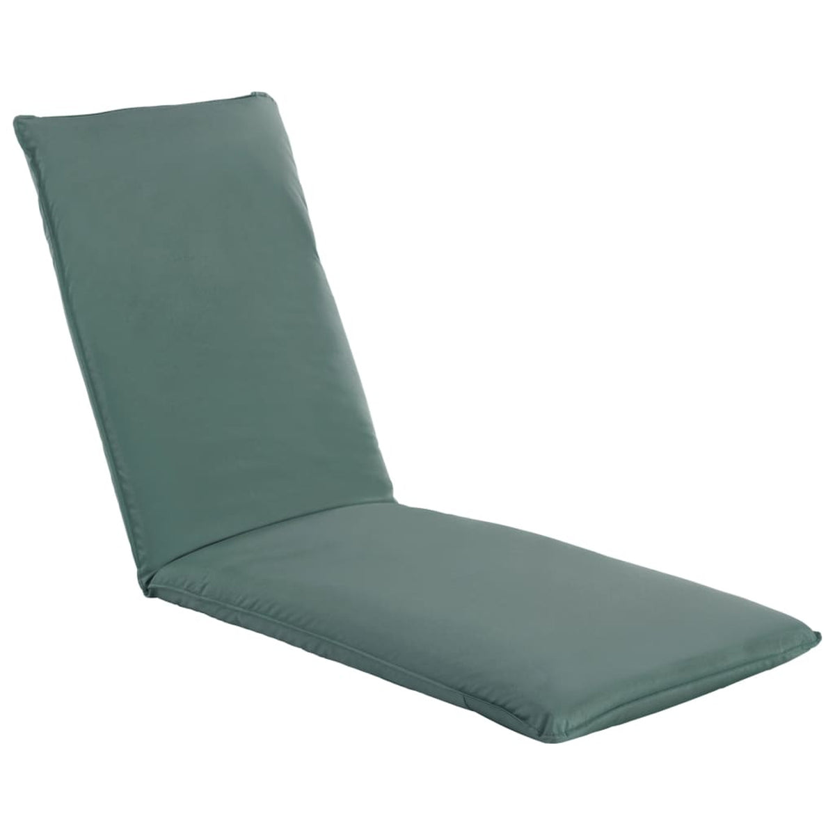 Folding Sun Lounger Oxford Fabric Chaise Lounge Chair Gray D1683
