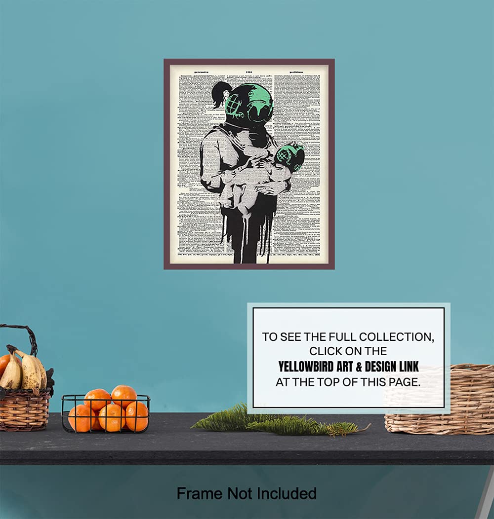 Banksy Poster 8x10 Graffiti Wall Decor Street Art M169814