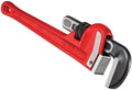 18-inch Heavy-Duty Straight Pipe Wrench, Red, Pack of 2 G944340