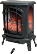 24 inch Portable Electric Wood Stove Fireplace with Flame Effect H643