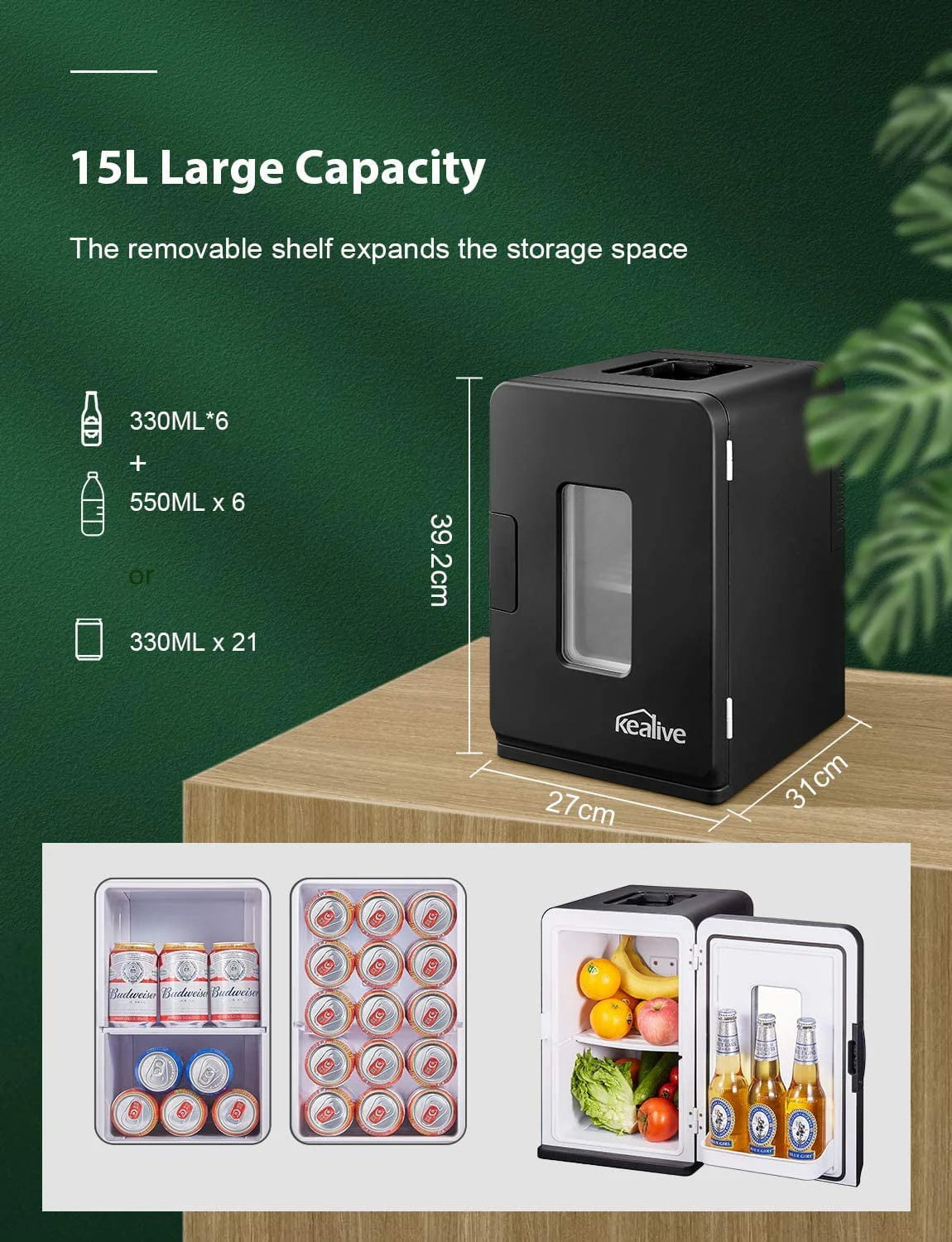 15L Portable Cooler Warmer E9310