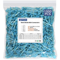 1000 Pcs Blue 16-14 AWG Waterproof Heat Shrink Butt Connectors V757979