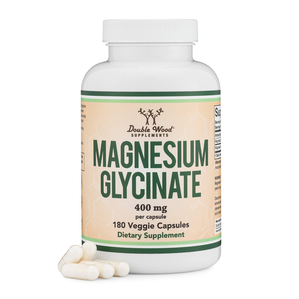 Magnesium Glycinate 400mg, 180 Capsules S9138