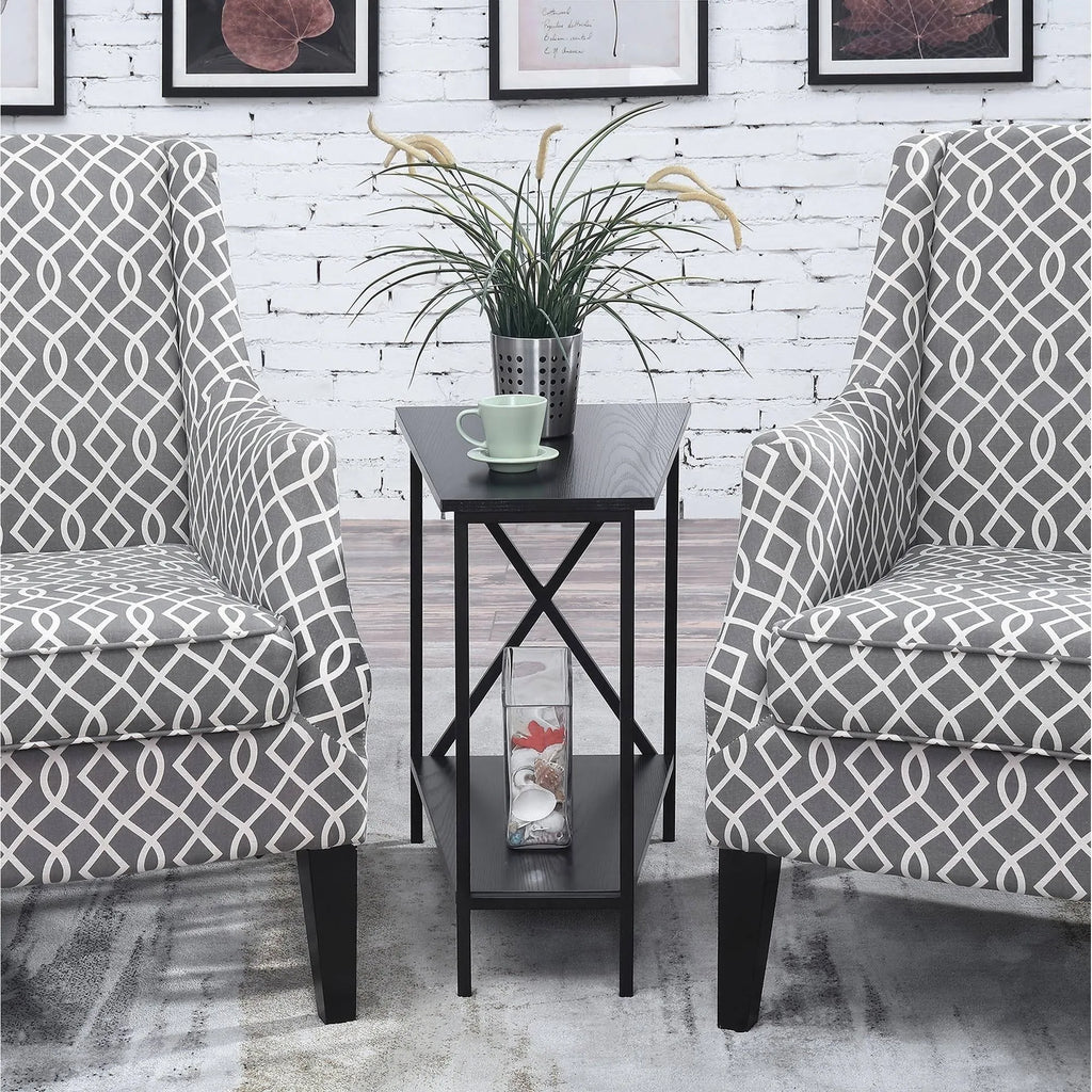Weathered Grey Wedge End Table E1128