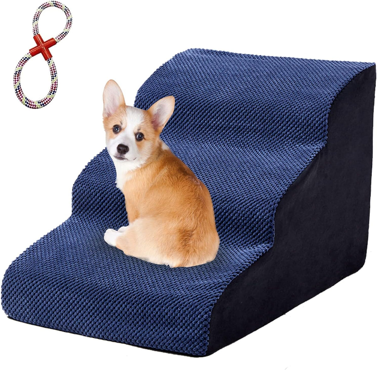3 Tiers Non-Slip Foam Dog Stairs Q78589
