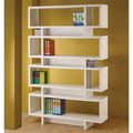 White 4 Tier Open Bookcase S5633