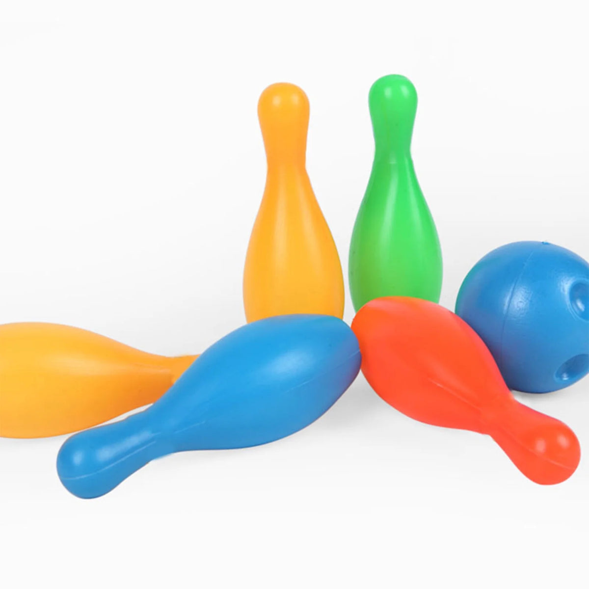 12Pcs/Set Solid Color Bowling Game Toy L117668