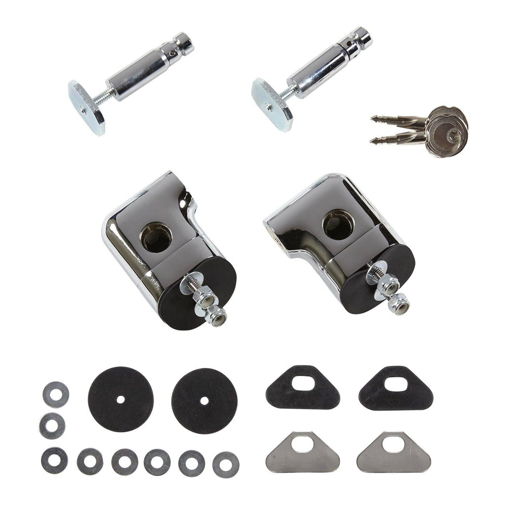 Locking Hood Catch Kit, Chrome M5165
