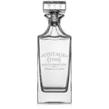 30 oz Glass Whiskey Decanter with Glass Stopper G944