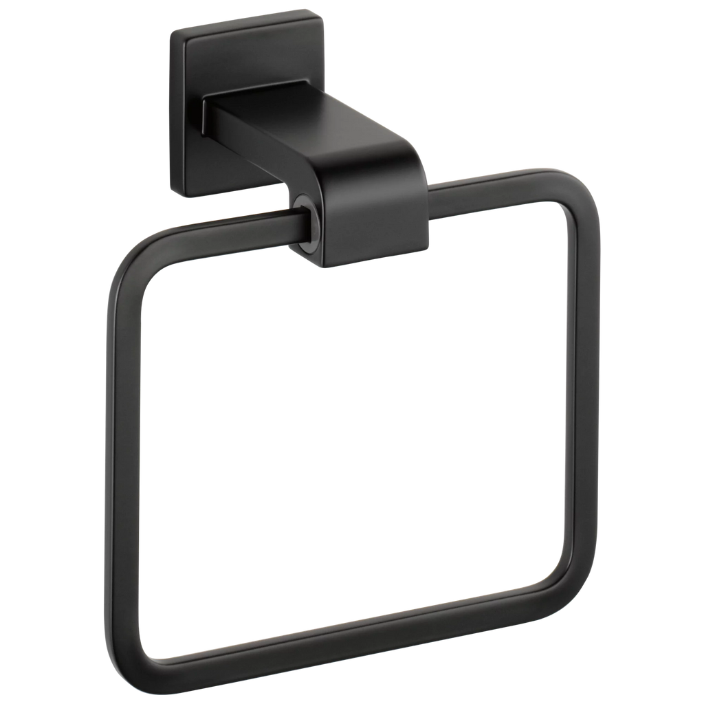 Towel Ring, Matte Black V88141