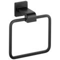 Towel Ring, Matte Black V88141