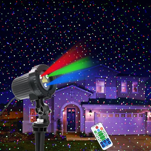 Outdoor Garden Laser Lights Projector with Moving RGB E97030
