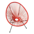 Red Retro-Modern Outdoor Acapulco Chair K1698