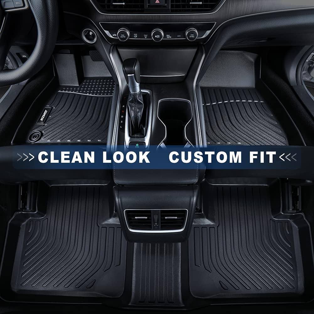 All Weather Floor Mats 3 Row Black I920