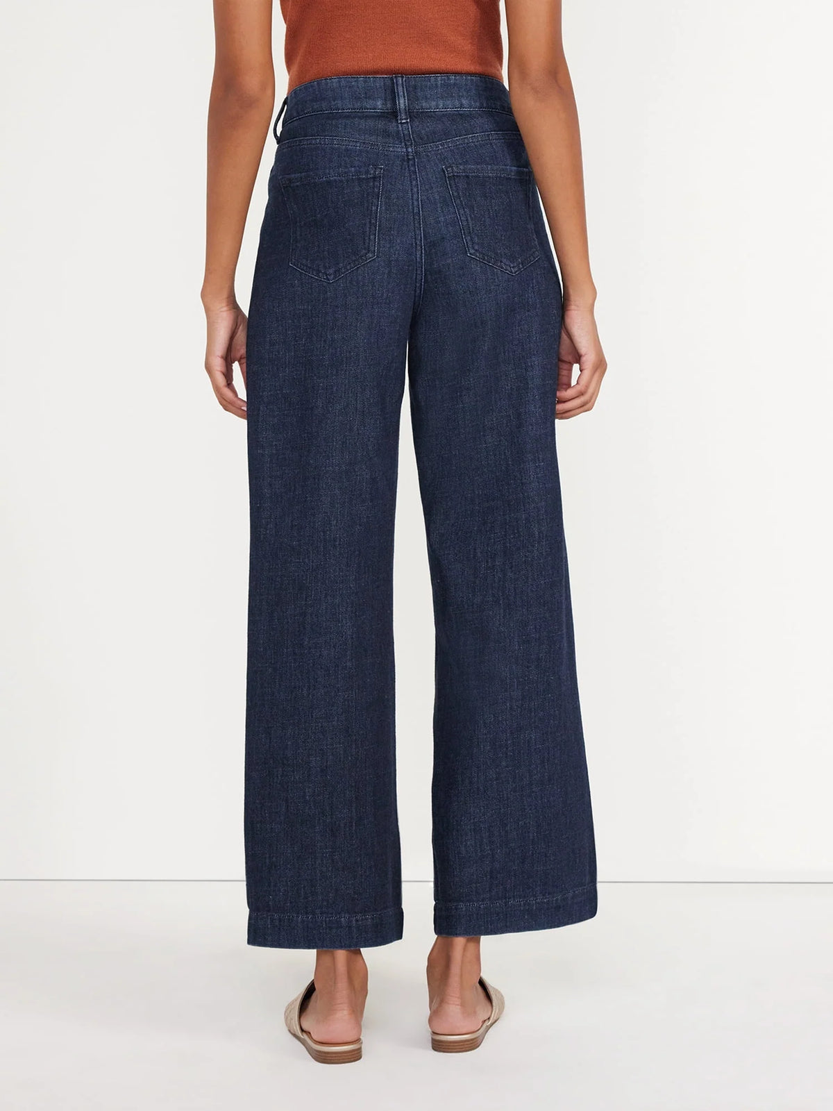 High Rise Wide Leg Trouser Jeans Y69675