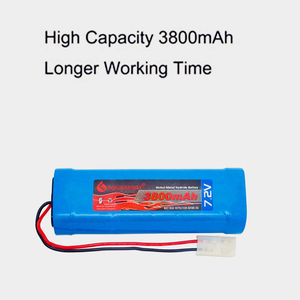 7.2V 3800mAh NiMH RC Battery with Tamiya Connector (1 Pack) N829077
