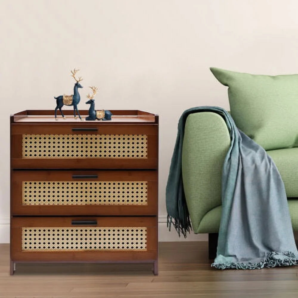 3 Drawer Bedside Nightstand R68878