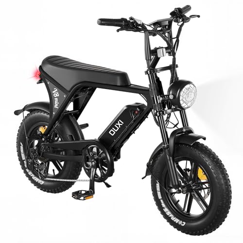 Electric Bike with 20" Fat Tire, 7-Speed Gear, Removable Battery K479710