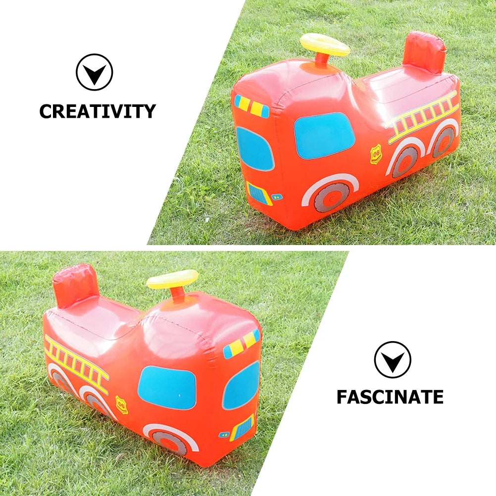 5 Count Inflatable Toy Cars Truck Fire Truck A403