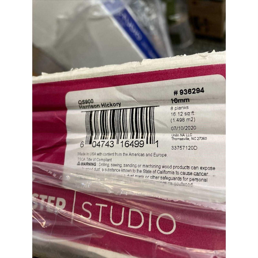 12-mm T x 6-in W x 48-in L Waterproof Wood Plank Laminate Flooring V21831
