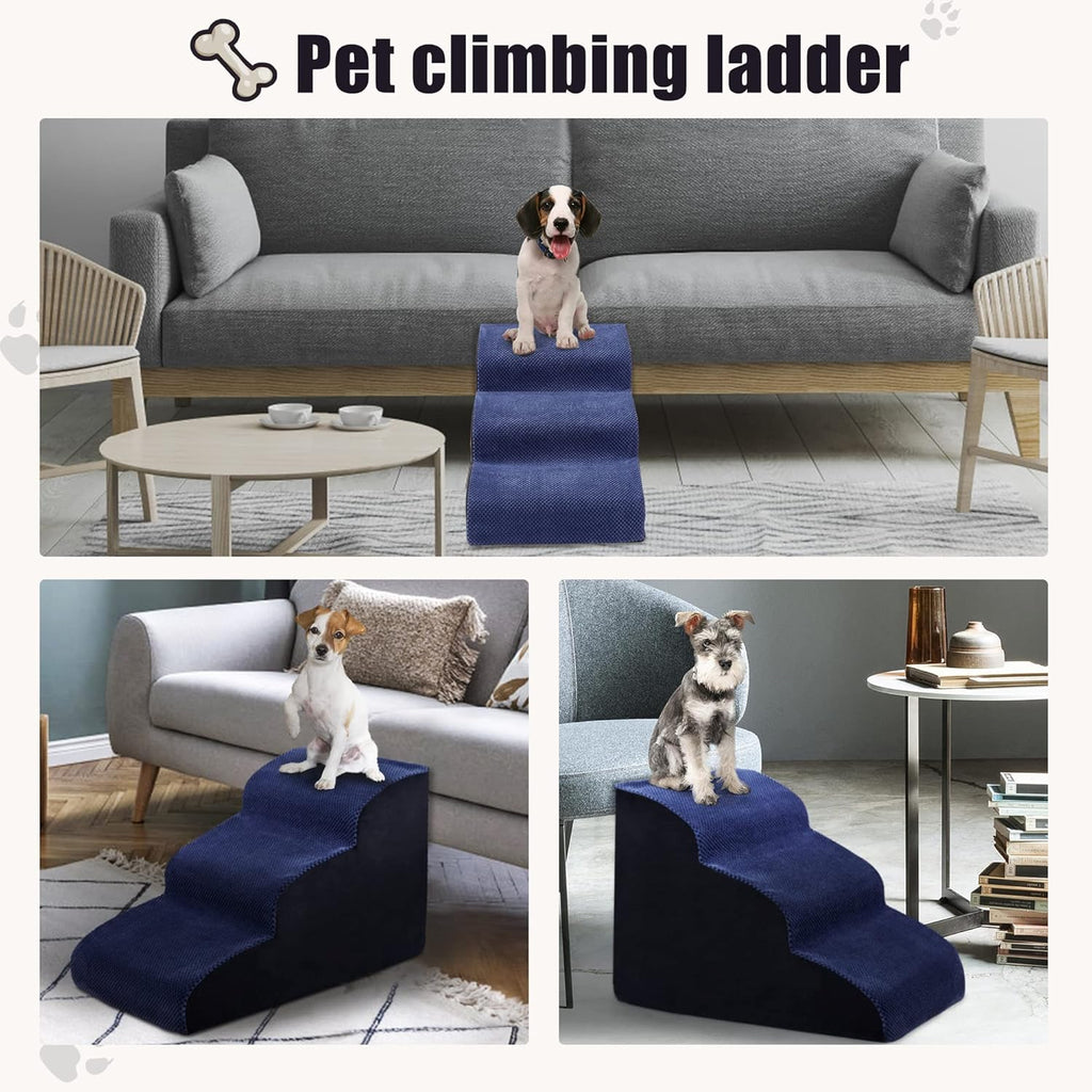 3 Tiers Non-Slip Foam Dog Stairs Q78589