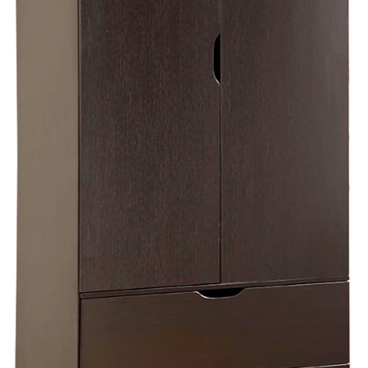 2 Door Wooden Wardrobe with Bottom Drawers J979164