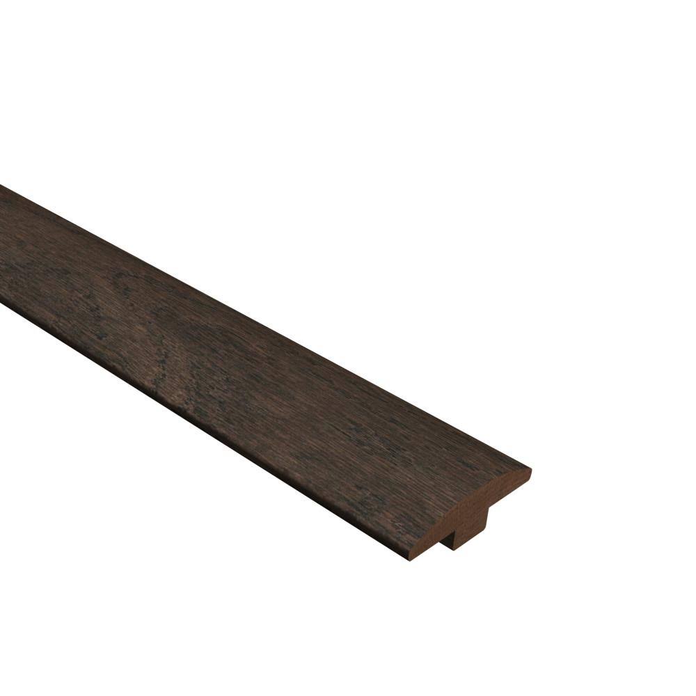 2.17-in x 75.2-in Brown Wood Floor T-Moulding O482