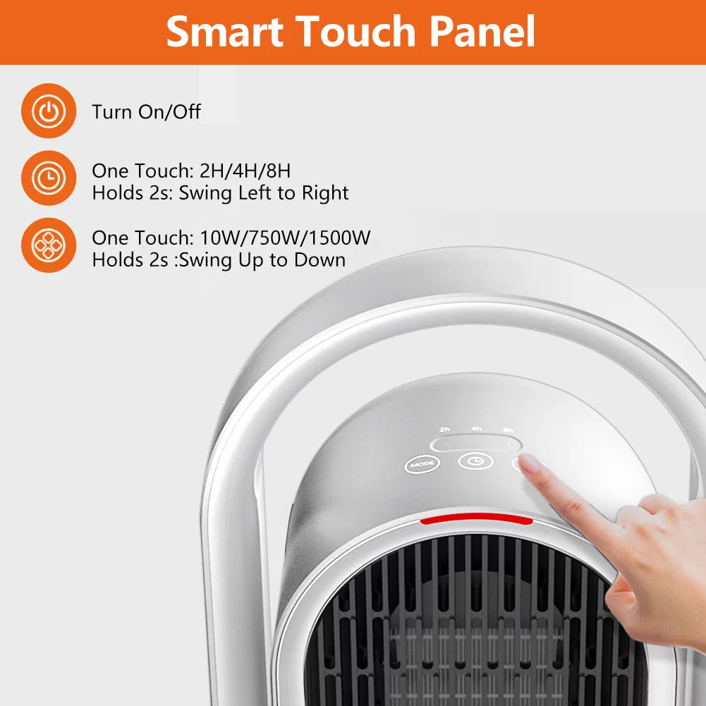 1500W Oscillating Space Heater X76631