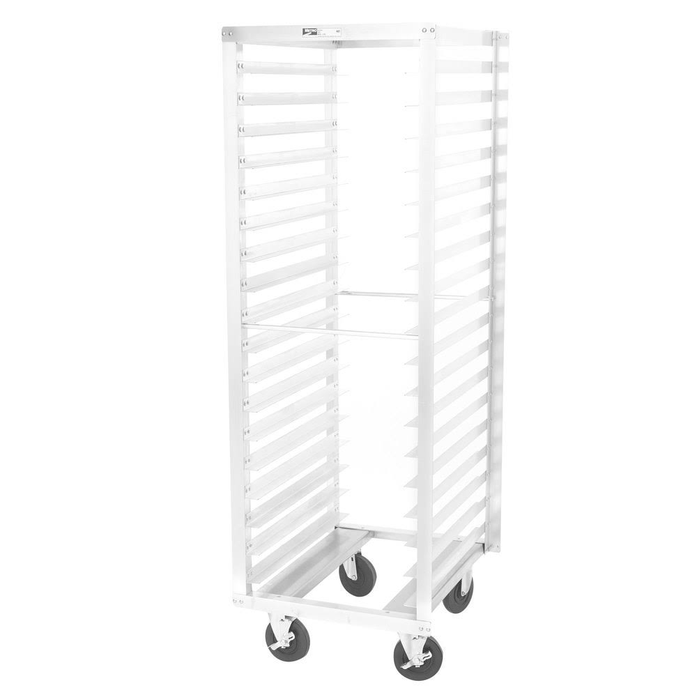 18 Pan End Load Aluminum Roll-In Refrigerator Rack Y859912