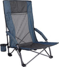 Blue Lightweight Folding Beach Chair U90698