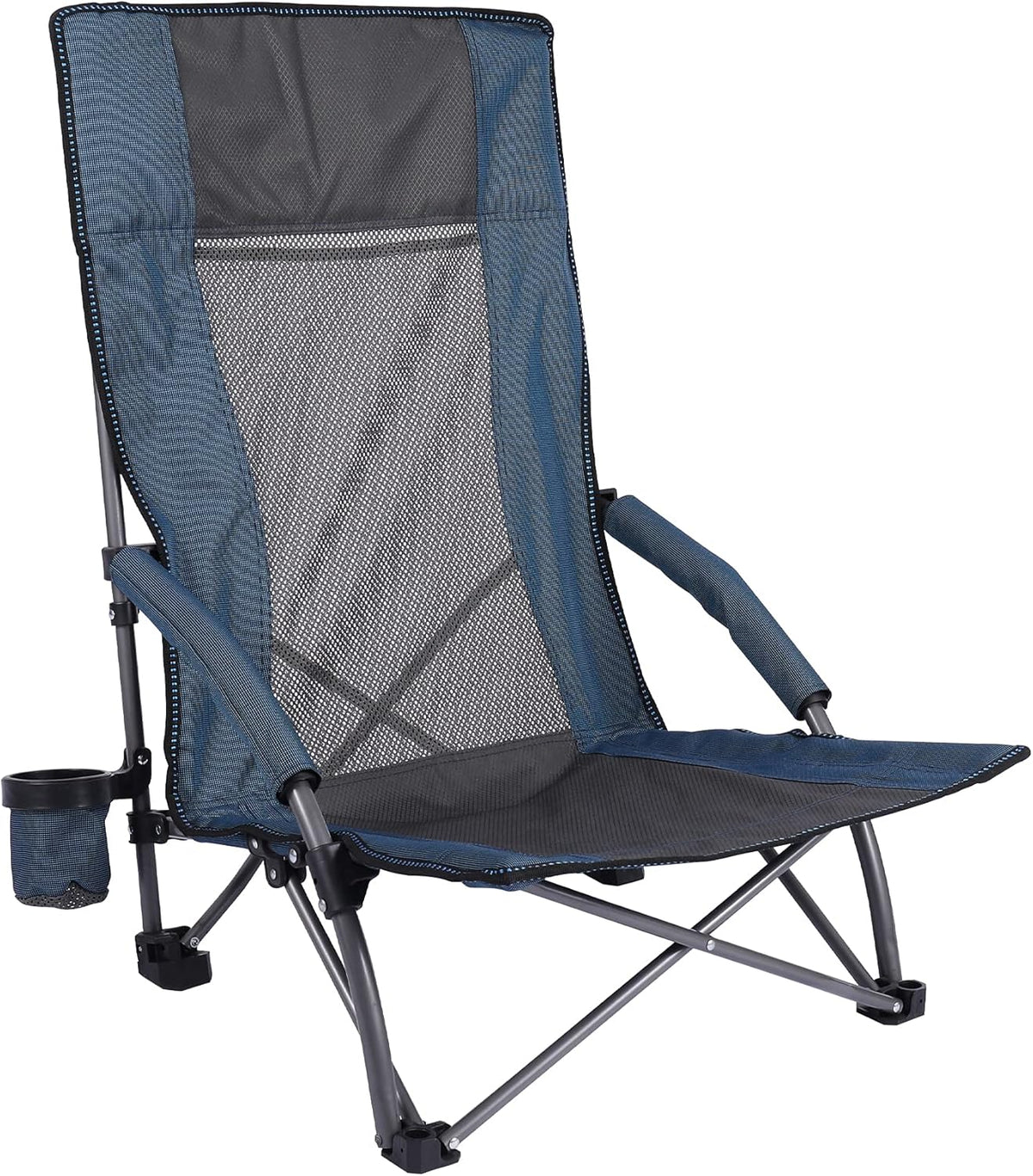 Blue Lightweight Folding Beach Chair U90698