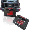 Spare Tire Delete License Plate Relocation with Plate Light and Third Brake Light Pack of 2 U637