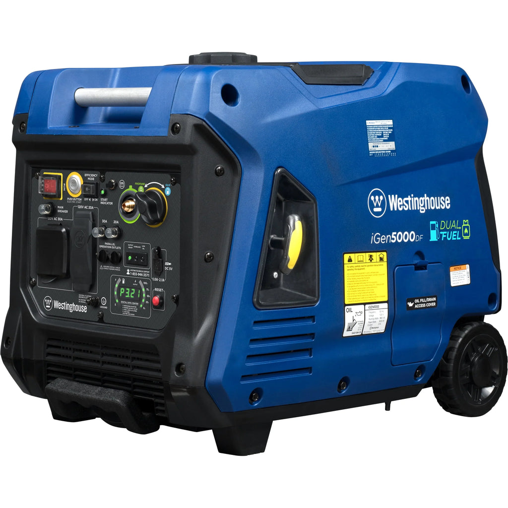 5000 Watt Dual Fuel Portable Inverter Generator R8018