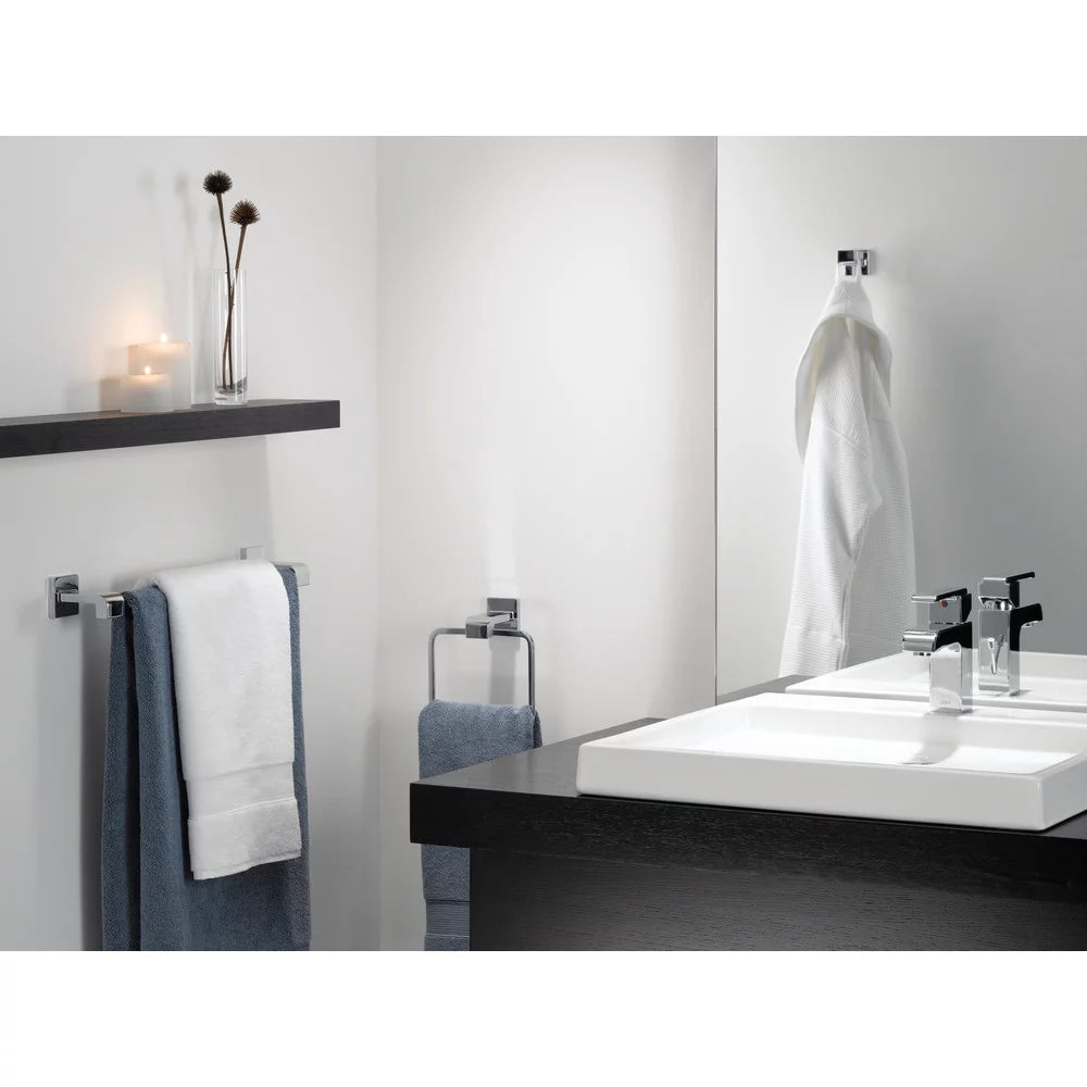 Towel Ring, Matte Black V88141