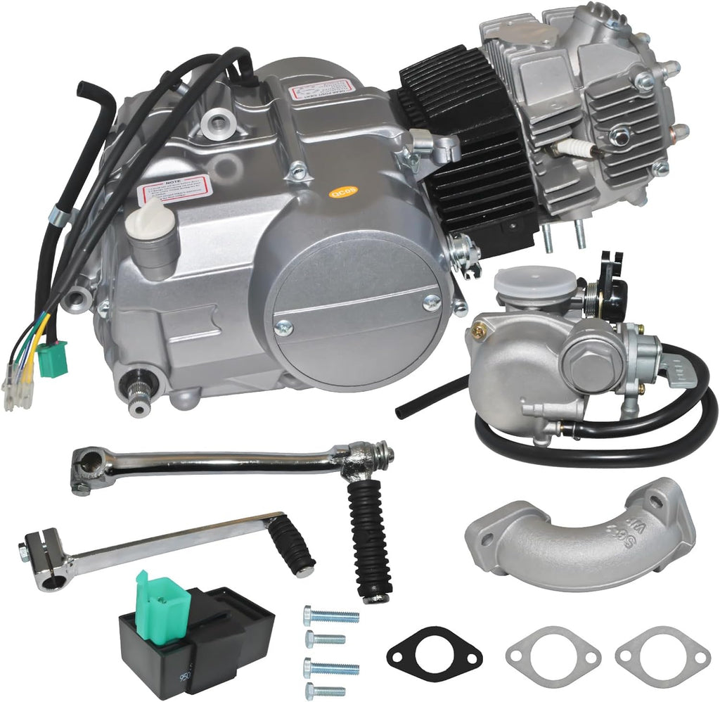 125CC 4 Stroke Single Cylinder Air-Cooled Manual Clutch Engine Motor Kit B605