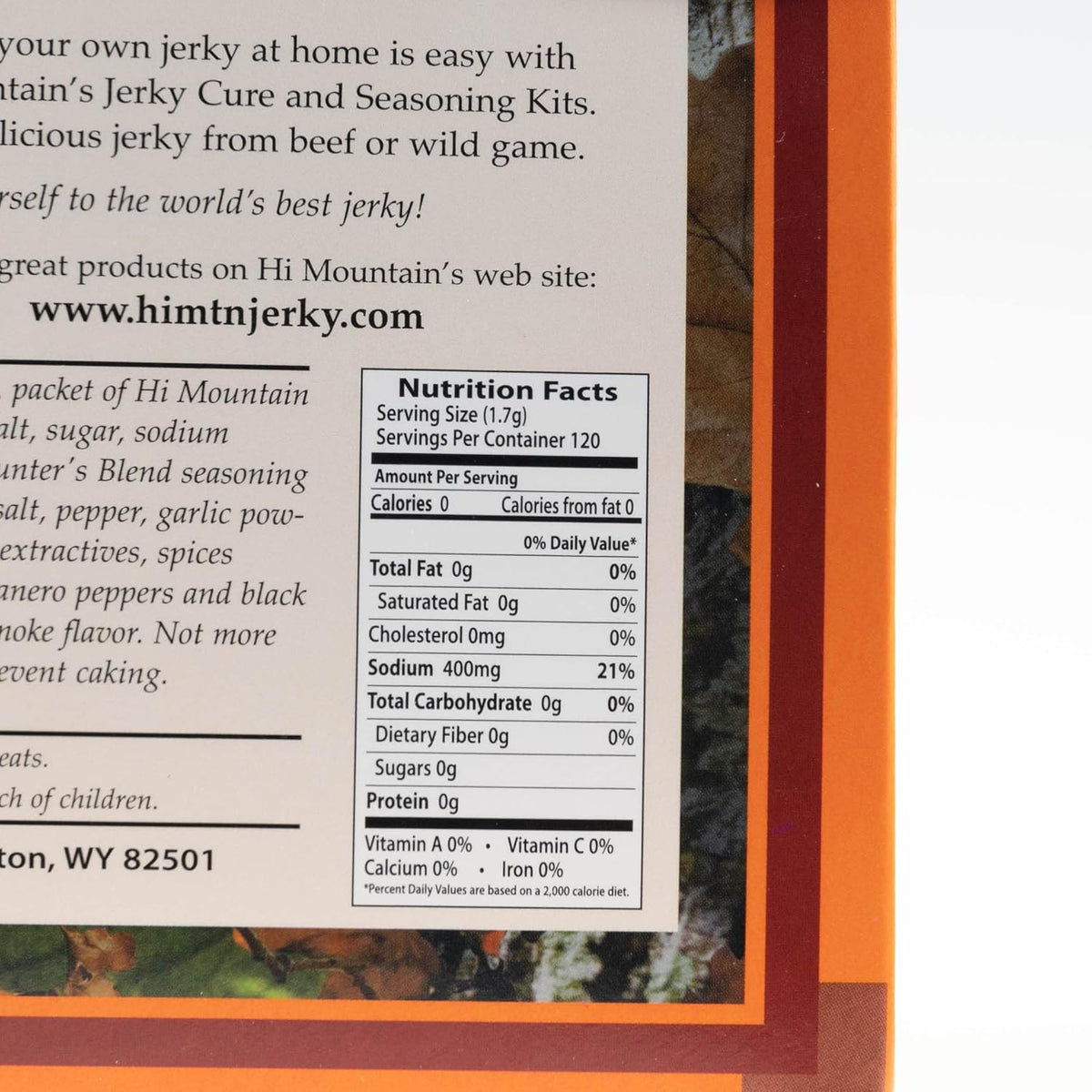 Jerky Seasoning and Cure Kit for Beef, Deer, Elk, Venison (1 Box) E90892