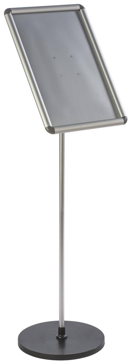 Silver Snap Open Floor Sign Stand Q91792