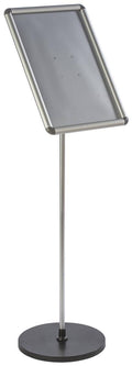 Silver Snap Open Floor Sign Stand Q91792