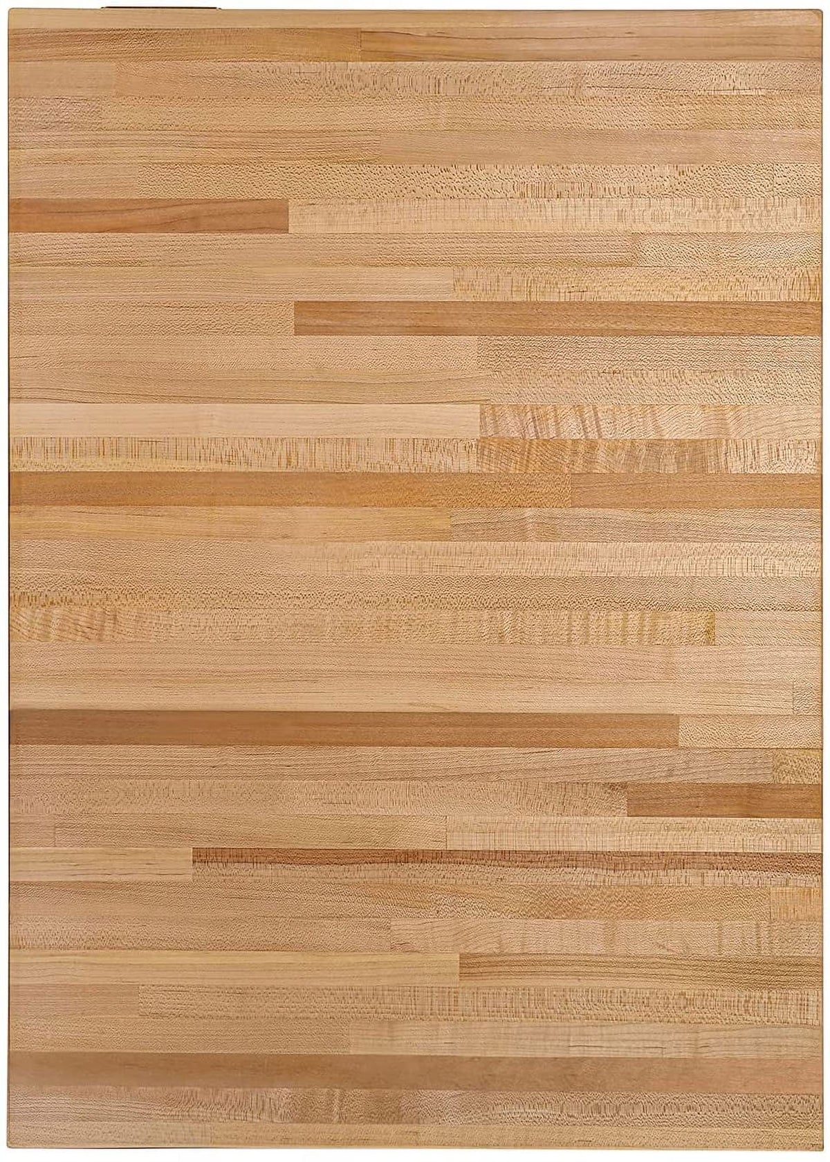 Solid Hardwood Butcher Block Countertop, 1.5" Thickness, 84" L x 25" W E901738