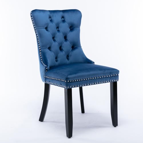 Green Velvet Dining Chairs Set of 2 Z401043