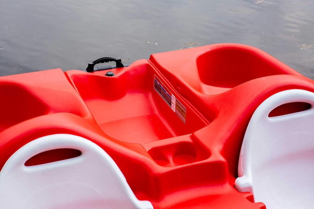 Red White Adjustable 5 Seat Pedal Boat R725120
