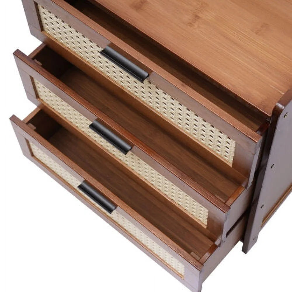 3 Drawer Bedside Nightstand R68878